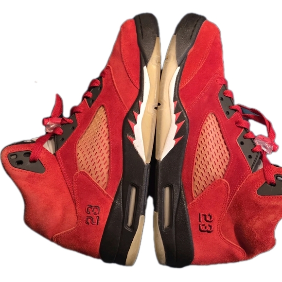 2009 Nike Air Jordan 5 Retro DMP "Raging Bull Red Suede"  136027-601 US Sz 10.5. - Picture 12 of 16